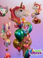 Pink Unicorn Balloon Bouquet