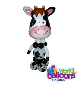 Cow Balloon Character