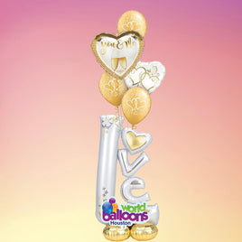 Love jumbo Balloon Bouquet 55in