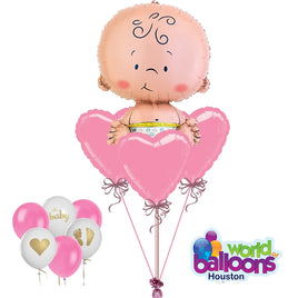 Oh Baby! Pink Balloon Bouquet