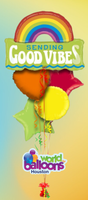 Good Vibes RAINBOW Balloon Bouquet