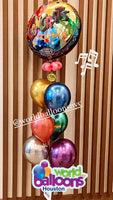 Sing a Tune - Congrats Balloon Bouquet 12 Pcs