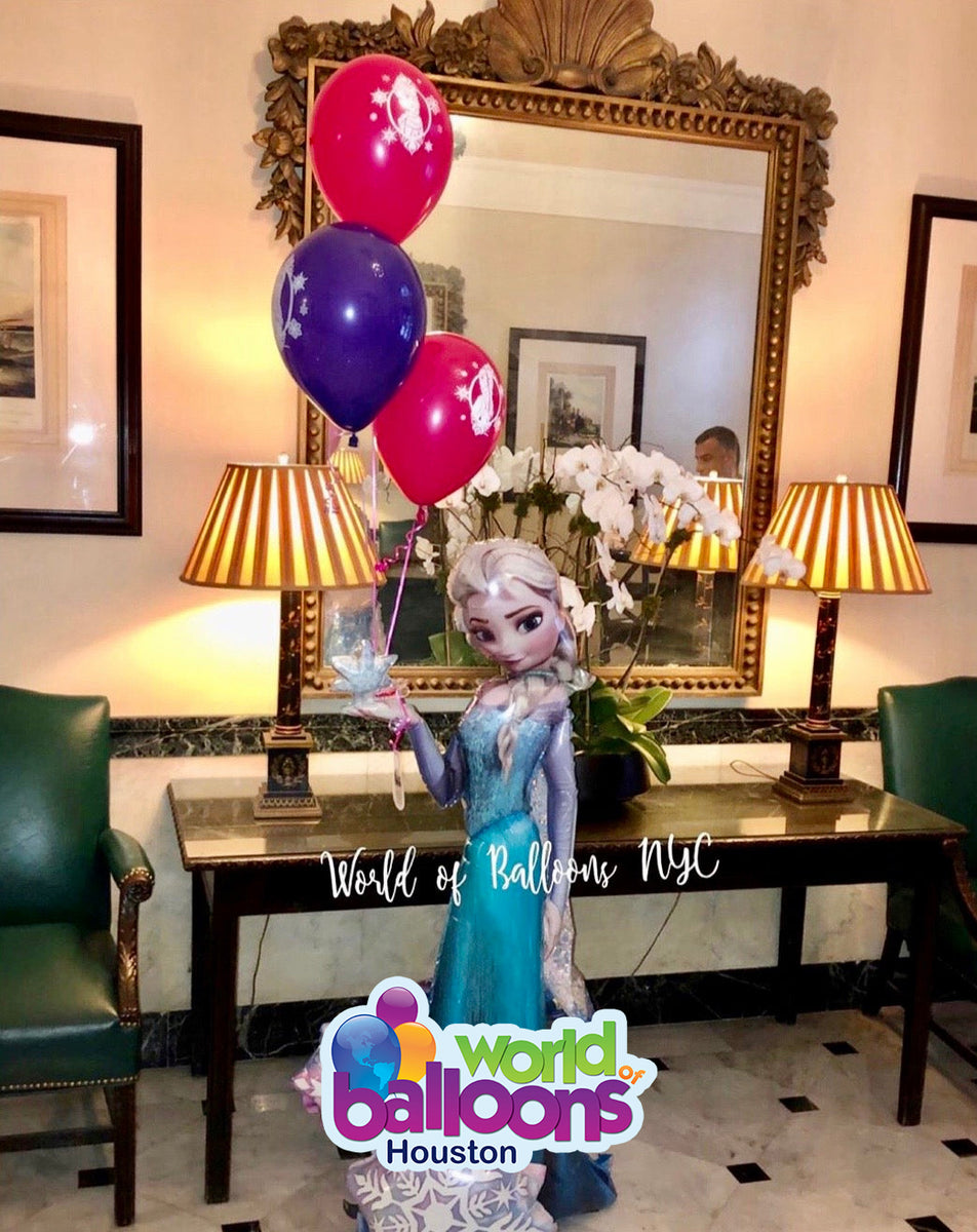 Elsa Frozen Airwalker Balloon| World of Balloons Houston
