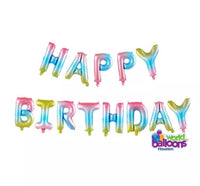 Happy Birthday Banner (Letter)