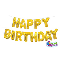 Happy Birthday Banner (Letter)