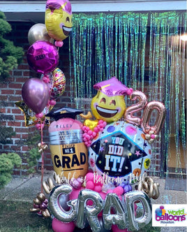 You Did It! Jumbo Graduation Balloon Bouquet