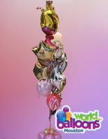 Crown Queen/King Balloon Bouquet