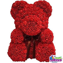 Soap Foam Teddy Bear of Roses