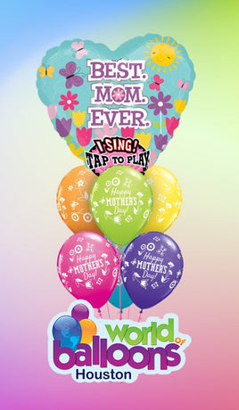 Mother's Day Singing Balloon Bouquet