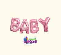 Baby 14" Mylar Banner Balloon