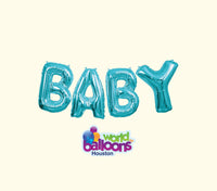 Baby 14" Mylar Banner Balloon