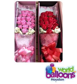 Half a dozen Roses Scented Soap Artificial Flower Bouquet