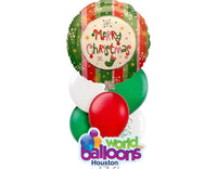 Merry Christmas Balloon Bouquet 7pcs