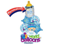 Assortment Baby Boy Balloon Bouquet