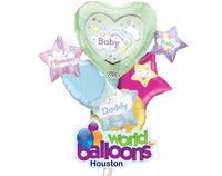 Welcome Baby  Balloon Bouquet 5pc