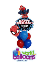 33" Spiderman Birthday Personalized Shape Balloon Bouquet