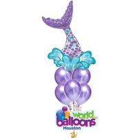 Mermaid Tail Balloon Bouquet