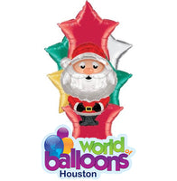 Santa Claus Balloon Bouquet 7pcs