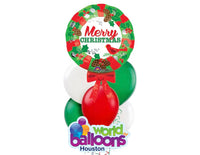 Merry Christmas Balloon Bouquet 7pcs