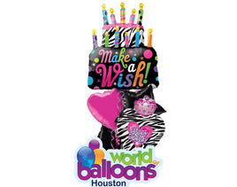 Special Make a Wish Balloon Bouquet 5 pcs