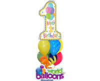 Happy 1st Birthday Balloon Bouquet