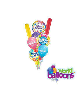 Explosion Birthday Balloon Bouquet