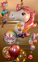 Pink Unicorn Balloon Bouquet