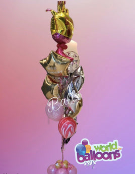 Birthday Queen Crown Balloon Bouquet