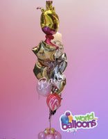 Crown Queen/King Balloon Bouquet