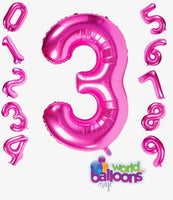 Jumbo Numbers (1-9) Balloons