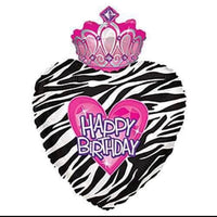 Zebra Birthday Balloon Bouquet