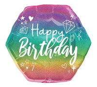 23" SPARKLE BIRTHDAY FOIL BALLOON 7pcs