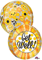 Get Well Bubble Balloon Bouquet 5Pcs